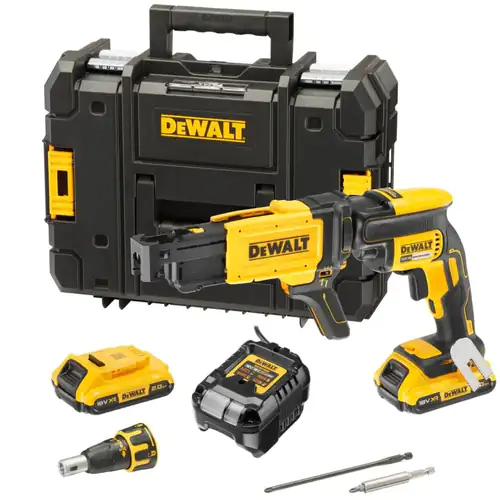 Aparafusadora Pladur + Carregador DeWALT XR18 4Ah DCF620D2K